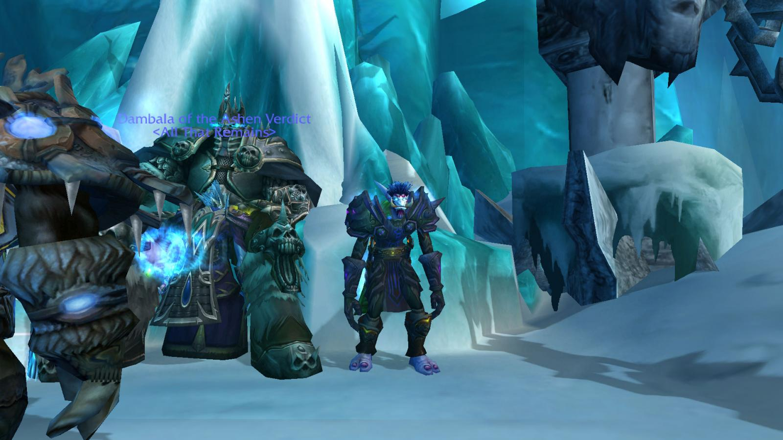 Dambala finishing up a favor for arthas