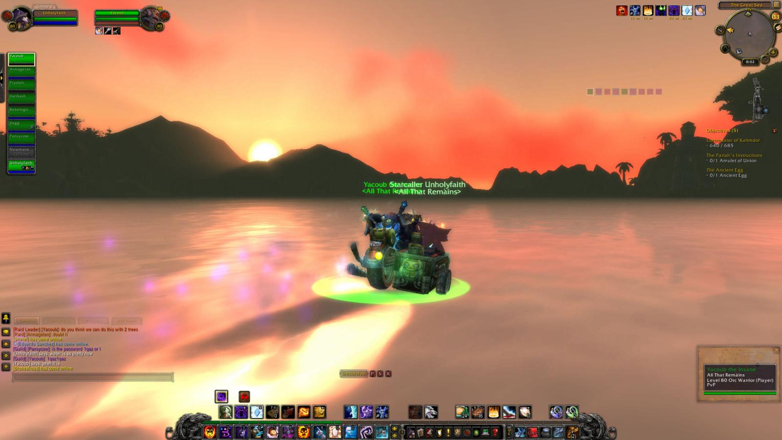 Yacoub and Unholy riding off into the sunset.