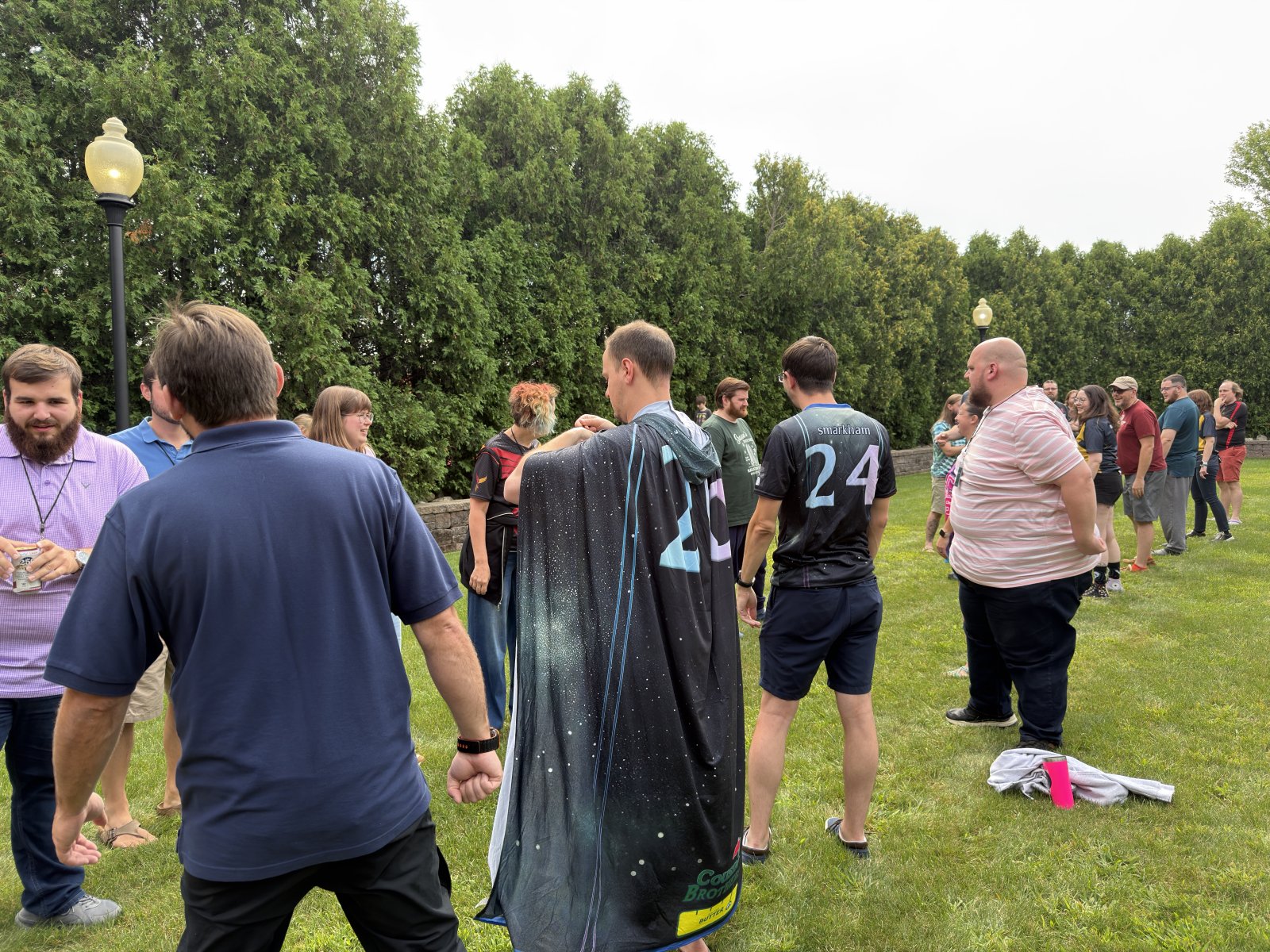 Outdoor Gathering with Attendees