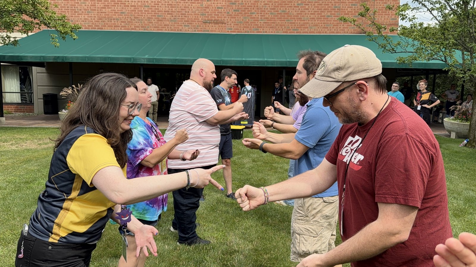 Outdoor Rock Paper Scissors Game
