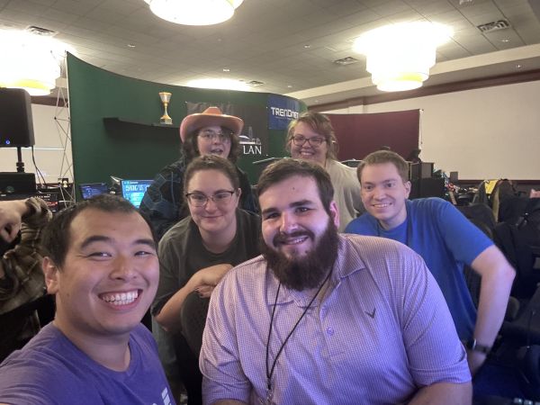 Group selfie at BYOC hall