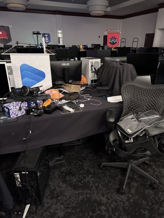 Attendee's Gaming Setup