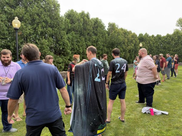 Outdoor Gathering with Attendees