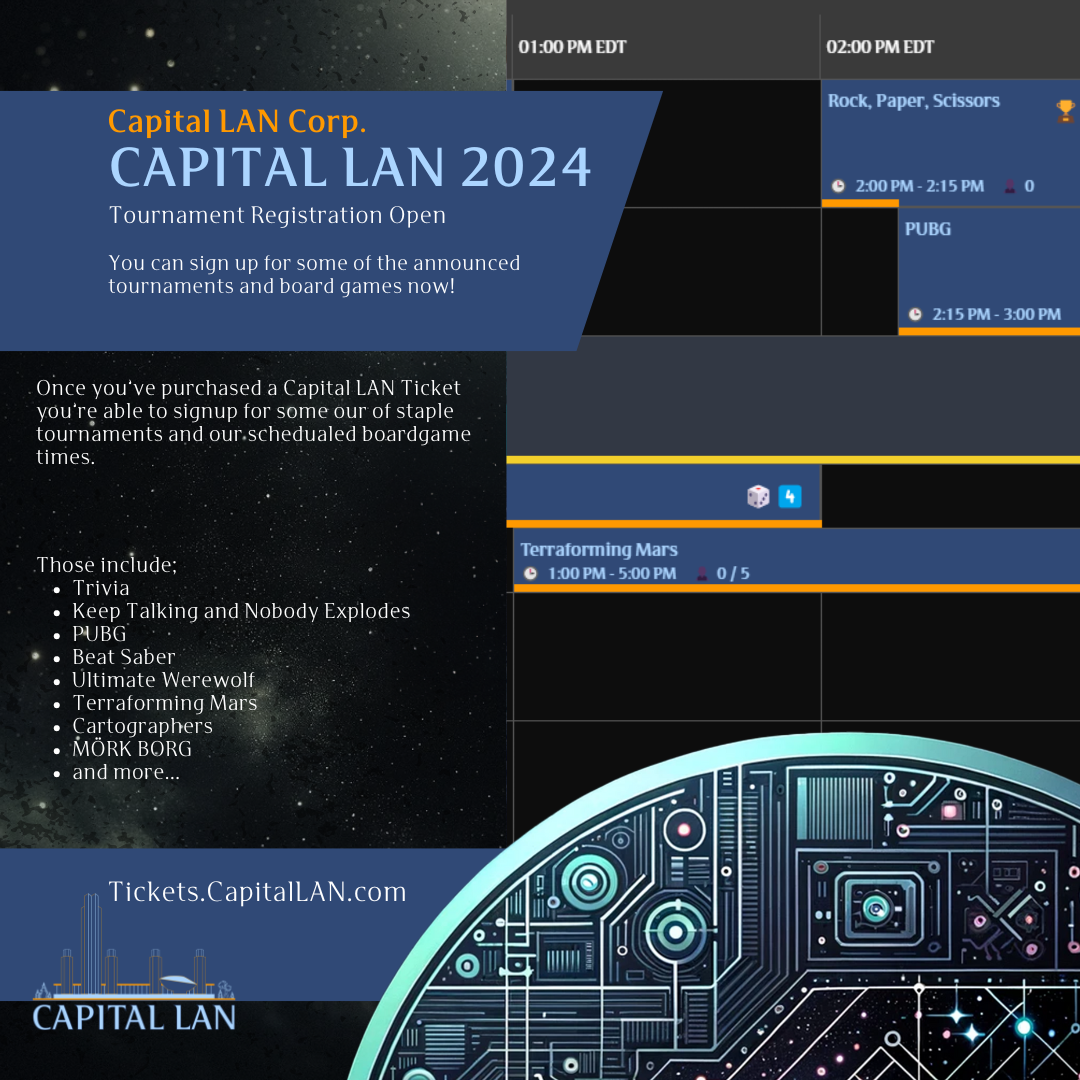 🌟 Only 6 Weeks Until Trivia Night at Capital LAN 2024! 🎲🎮