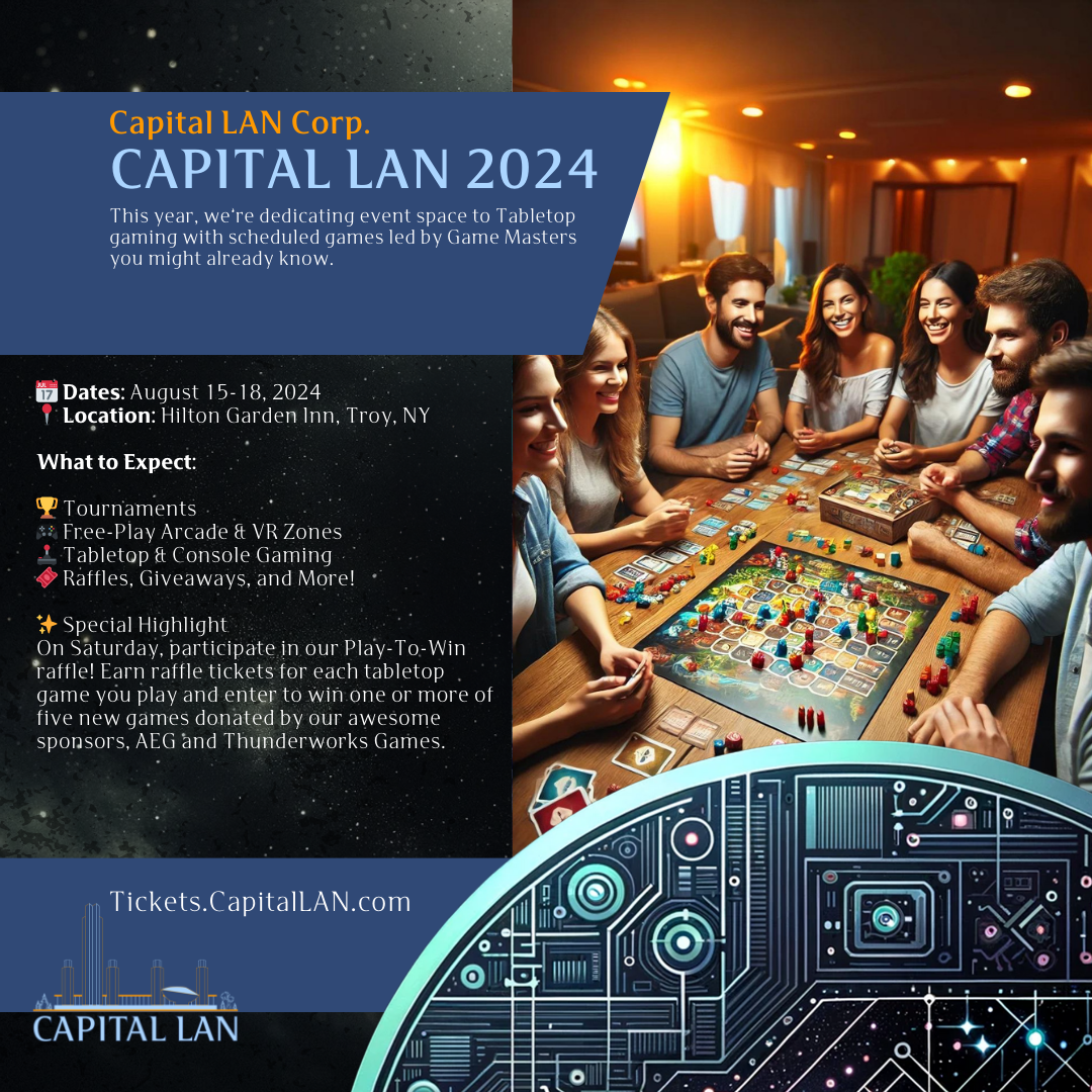 Capital LAN 2024: Play-To-Win!